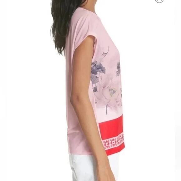 Ted Baker Jennay Lake of Dreams Tee Size 4 - Picture 8 of 9